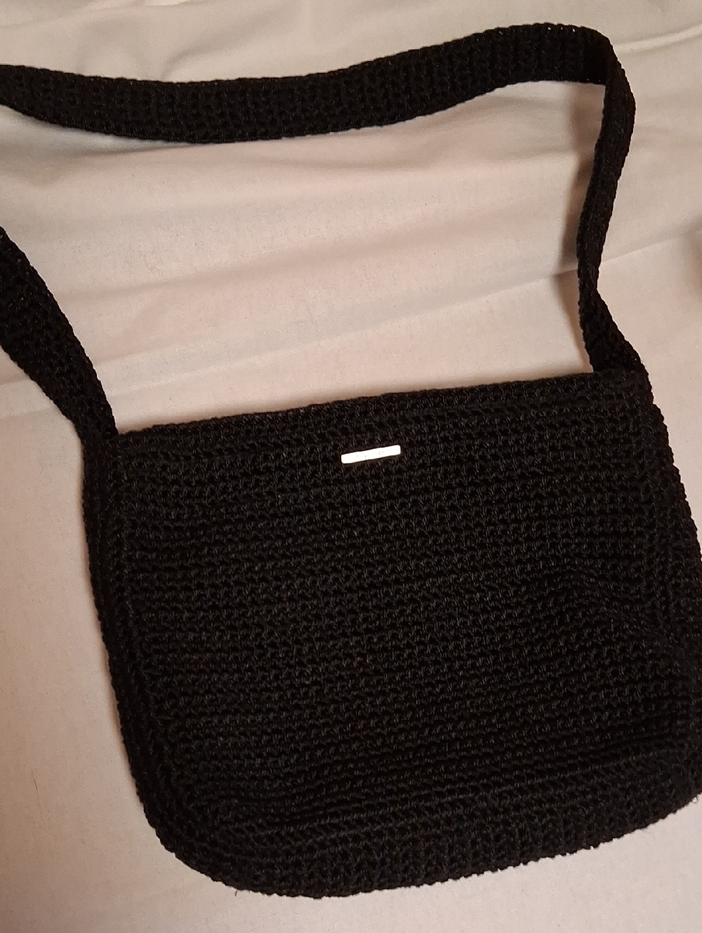 The Sak Black Crochet Hand Bag